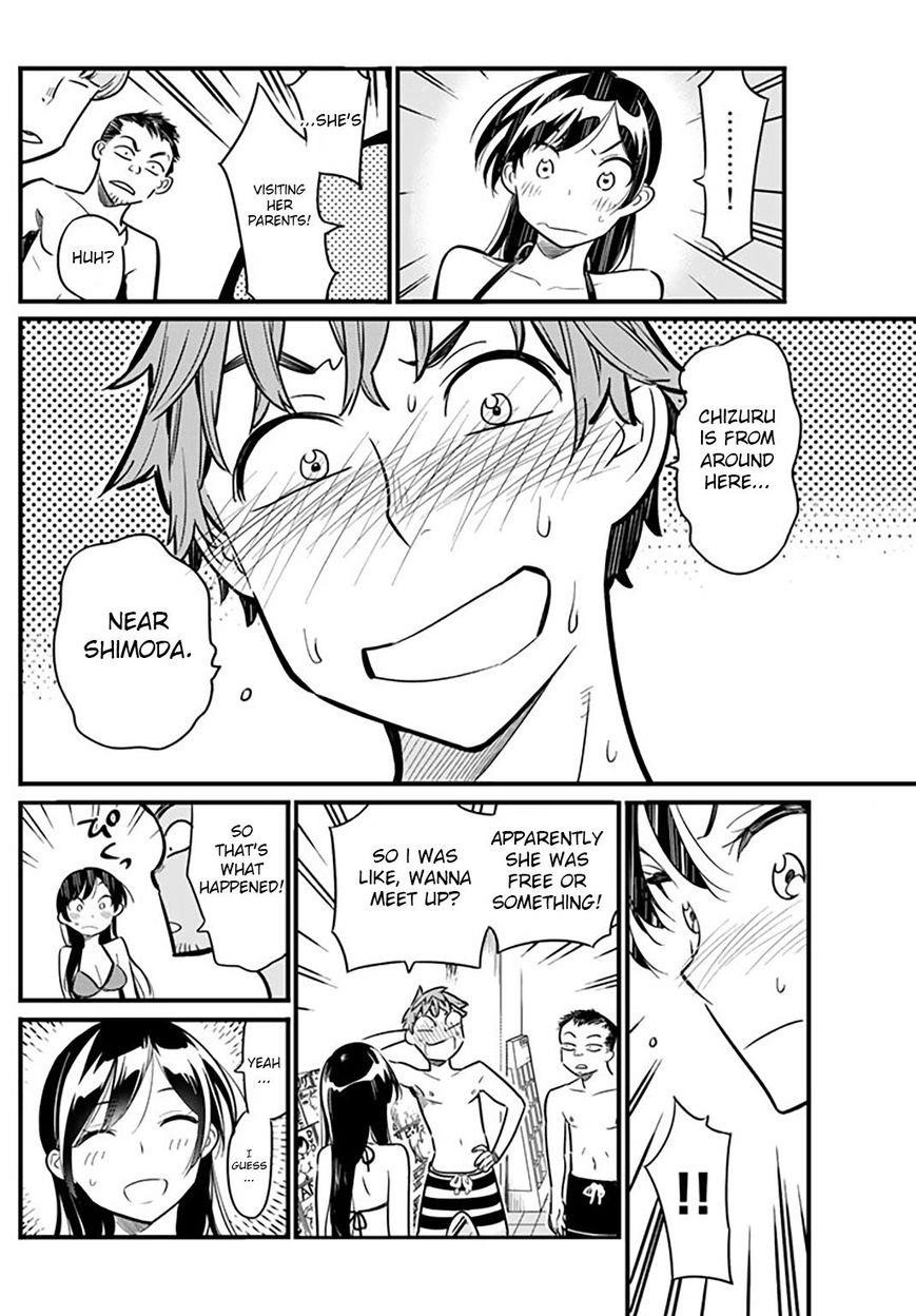 Rent A Girlfriend Manga Chapter 10 page 4 - The Girlfriend and The Sea (Part 4)