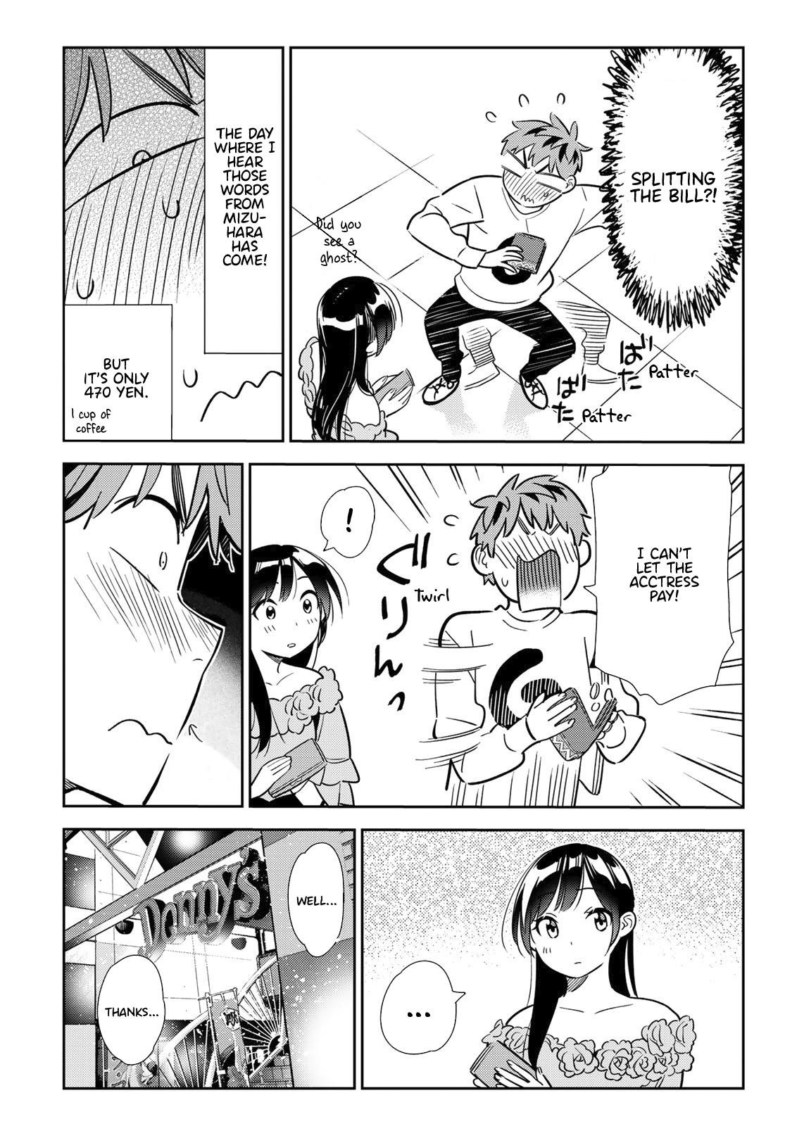 Rent A Girlfriend Manga Chapter 104 page 12 - The Girlfriend, and Splitting the Bill