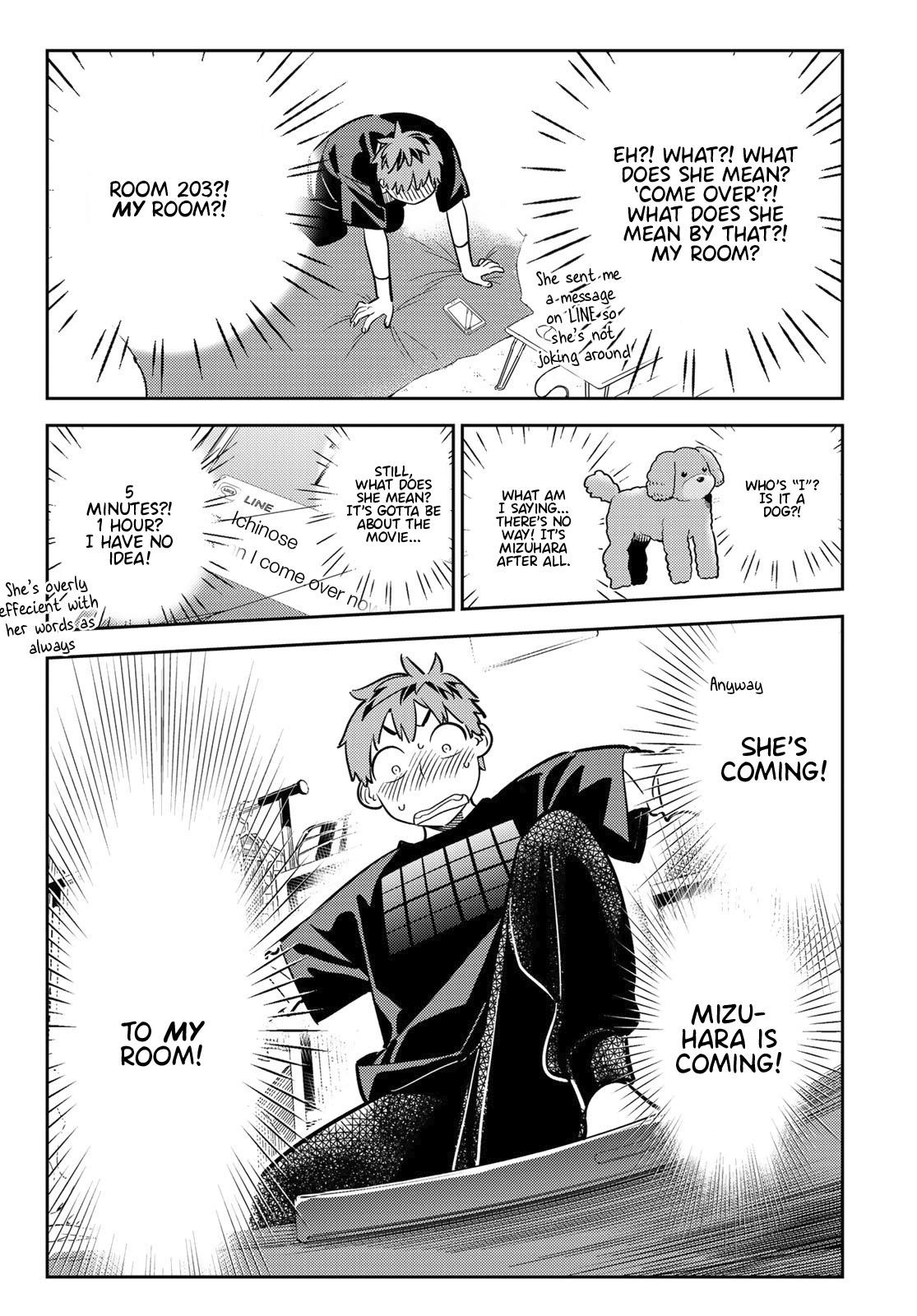 Rent A Girlfriend Manga Chapter 107 page 4 - The Girlfriend, and Room 203