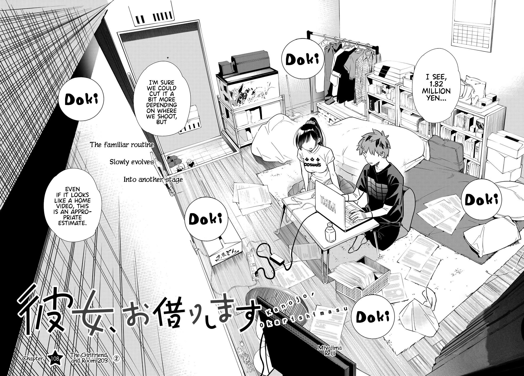 Rent A Girlfriend Manga Chapter 108 page 2 - The Girlfriend, and Room 203 2