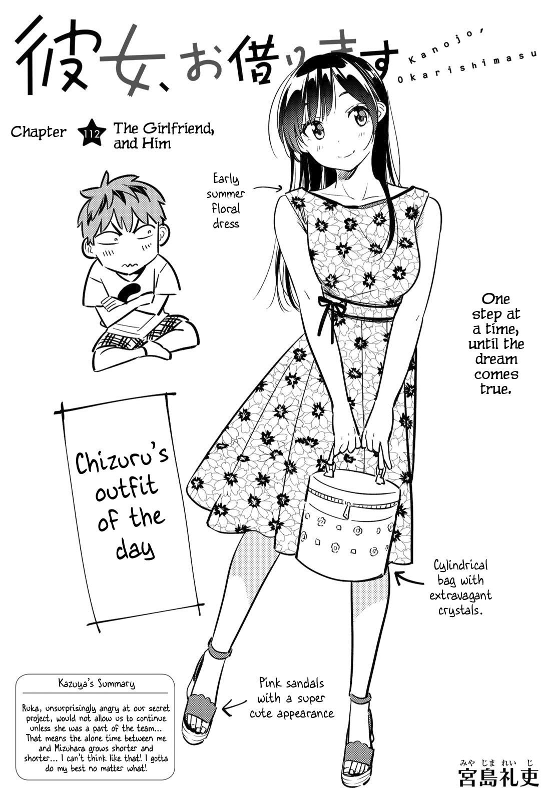 Rent A Girlfriend Manga Chapter 112 page 2 - The Girlfriend, and Him