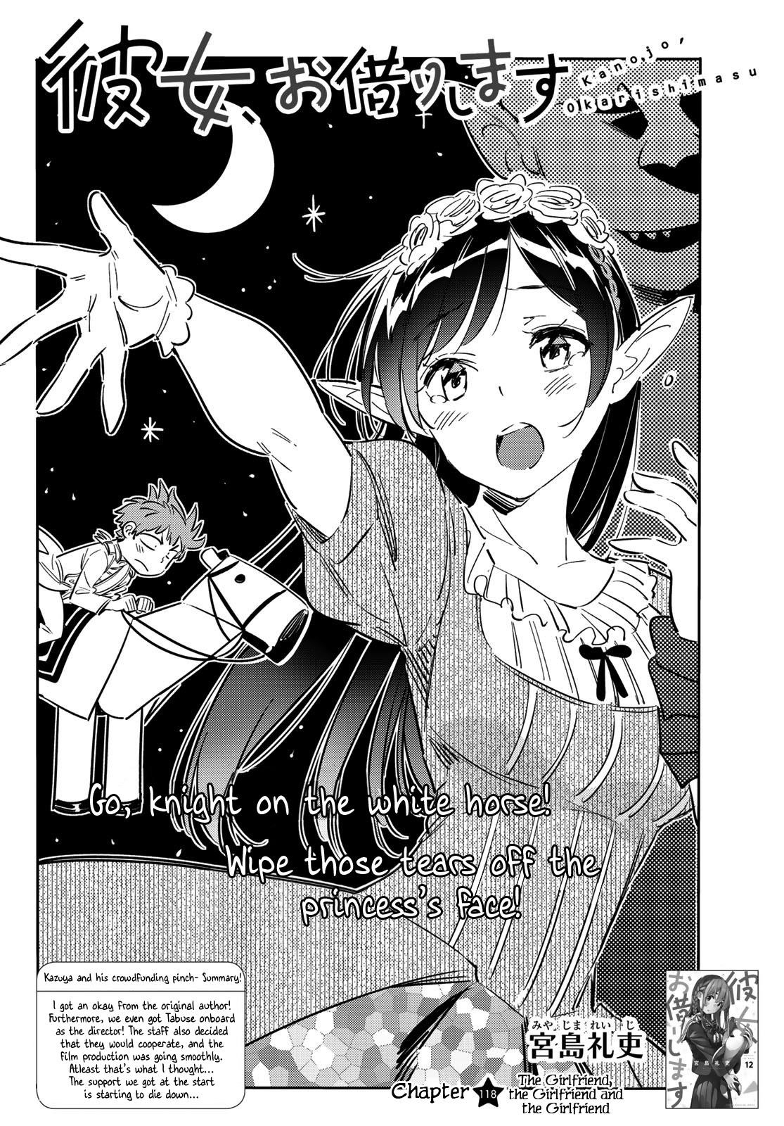 Rent A Girlfriend Manga Chapter 118 page 2 - The Girlfriend, the Girlfriend and the Girlfriend