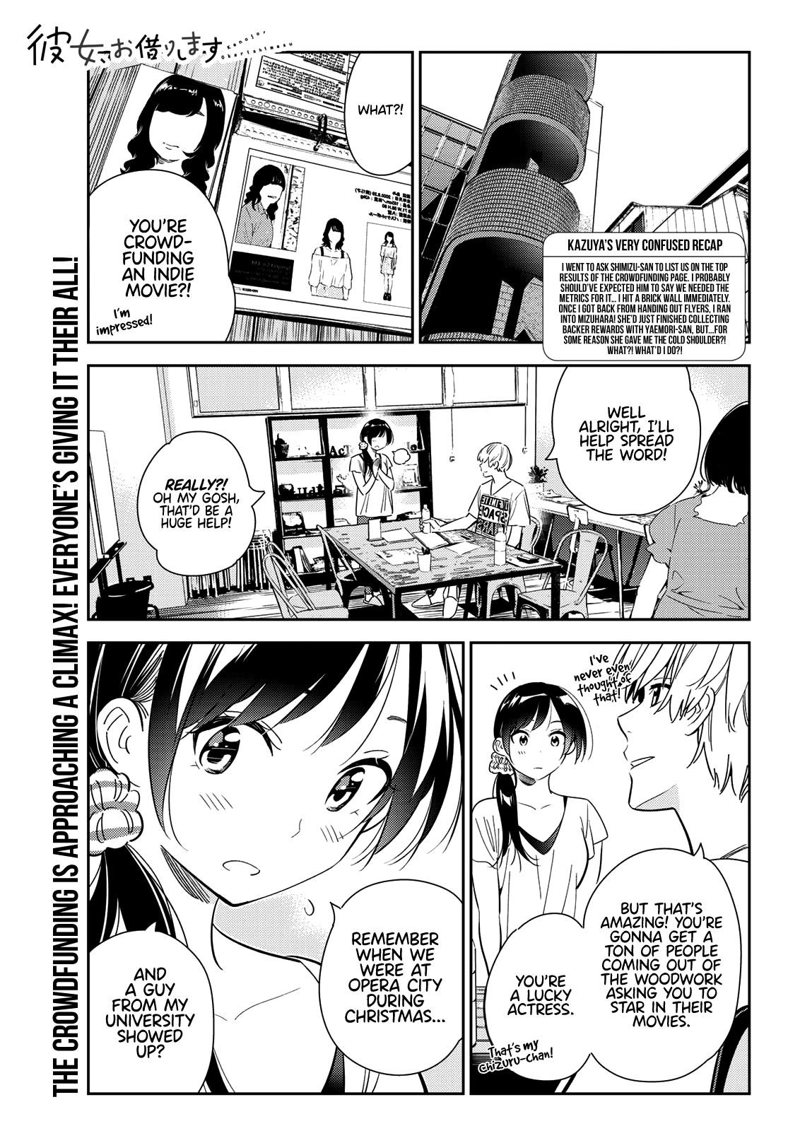 Rent A Girlfriend Manga Chapter 123 page 1 - The Girlfriend and the Last Day ①