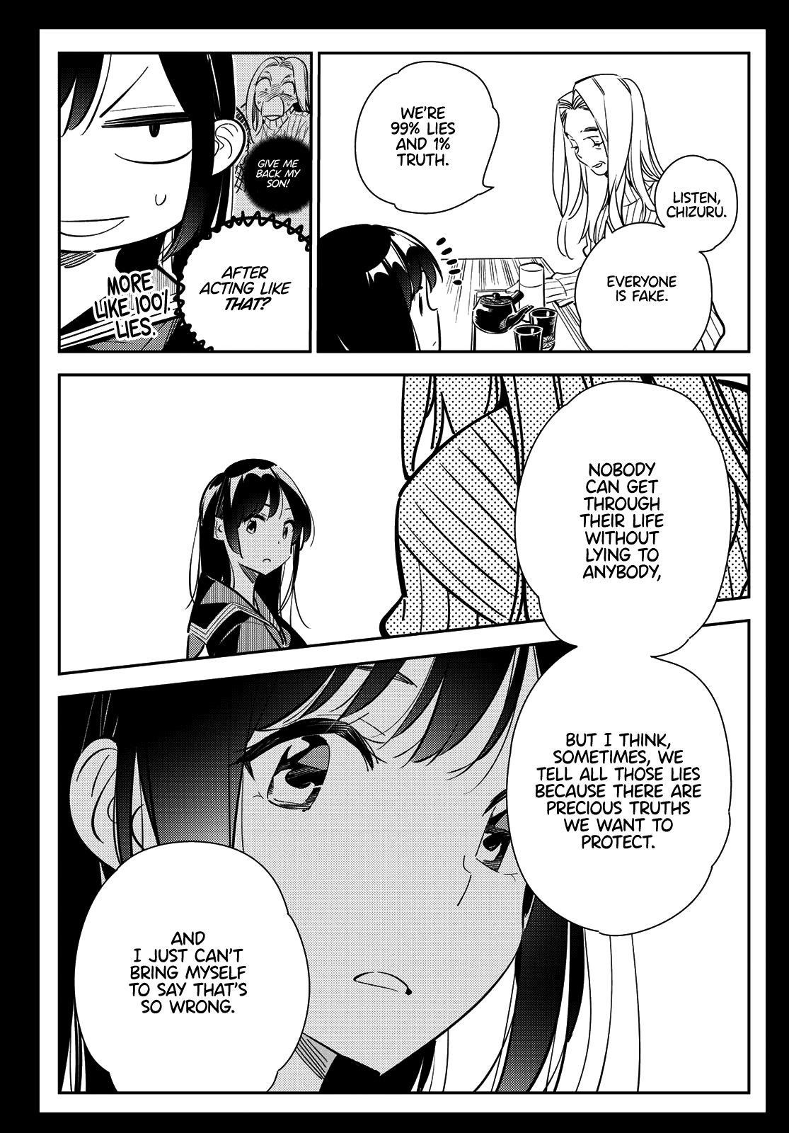 Rent A Girlfriend Manga Chapter 150 page 10 - The Girlfriend and Lies, Part 3
