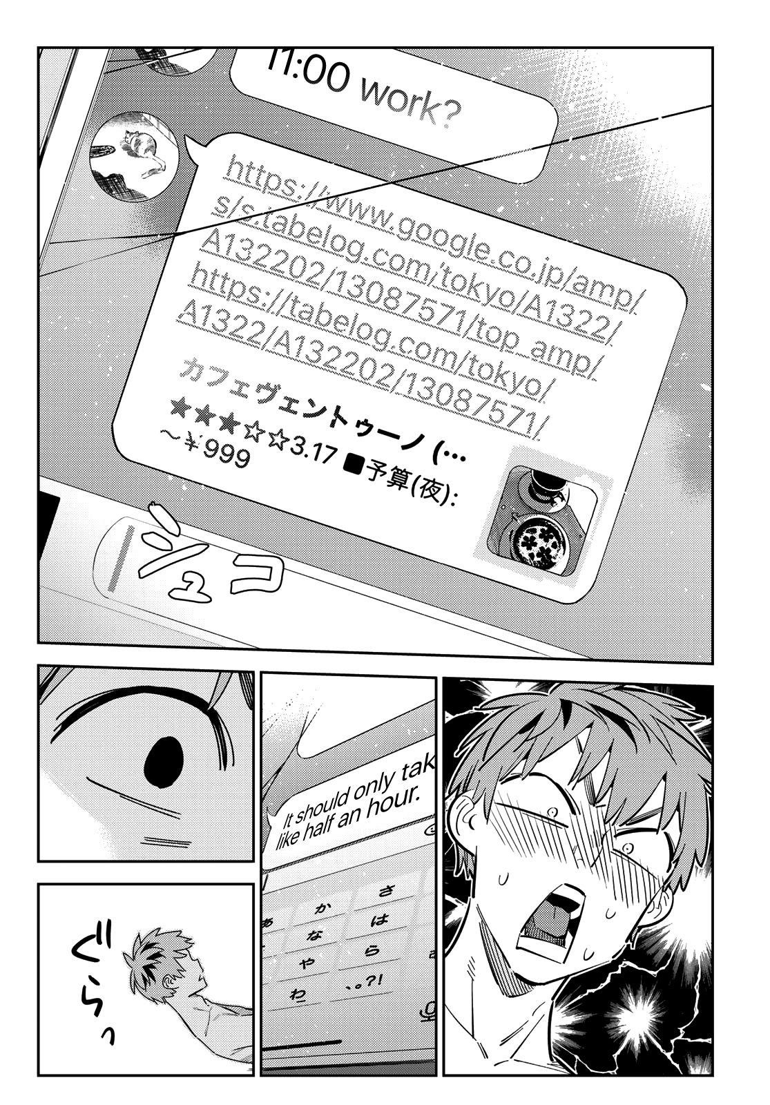 Rent A Girlfriend Manga Chapter 170 page 8 - The Girlfriend and the Agony of Love