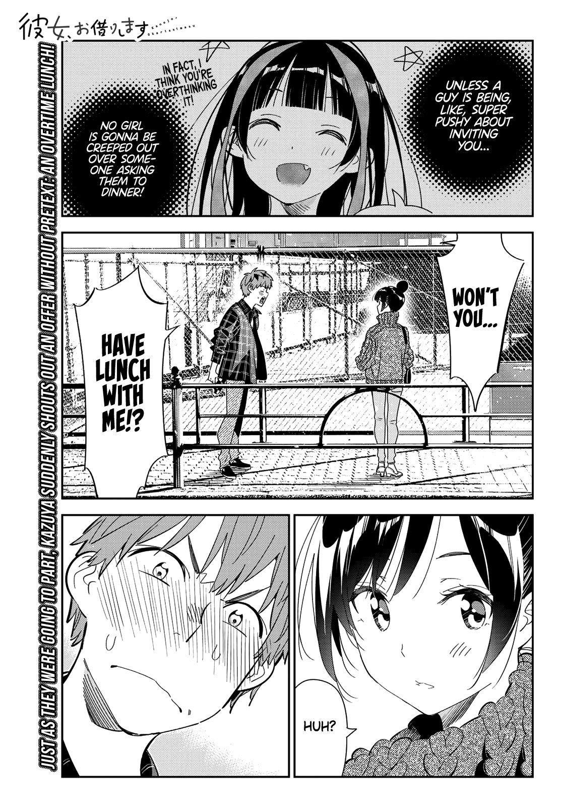 Rent A Girlfriend Manga Chapter 172 page 1 - The Girlfriend and the Date (?) (Part 2)