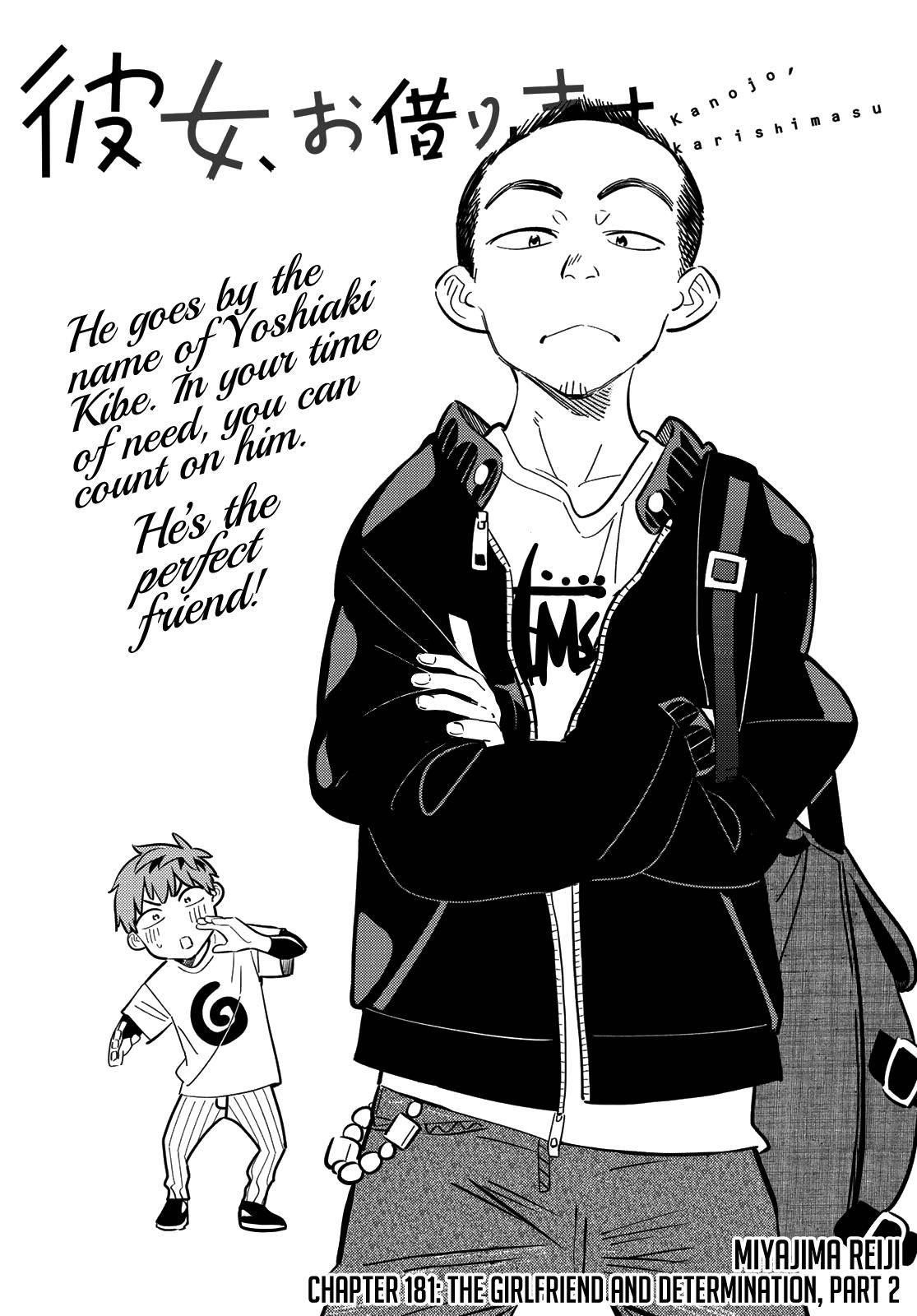 Rent A Girlfriend Manga Chapter 181 page 2 - The Girlfriend and Determination (Part 2)