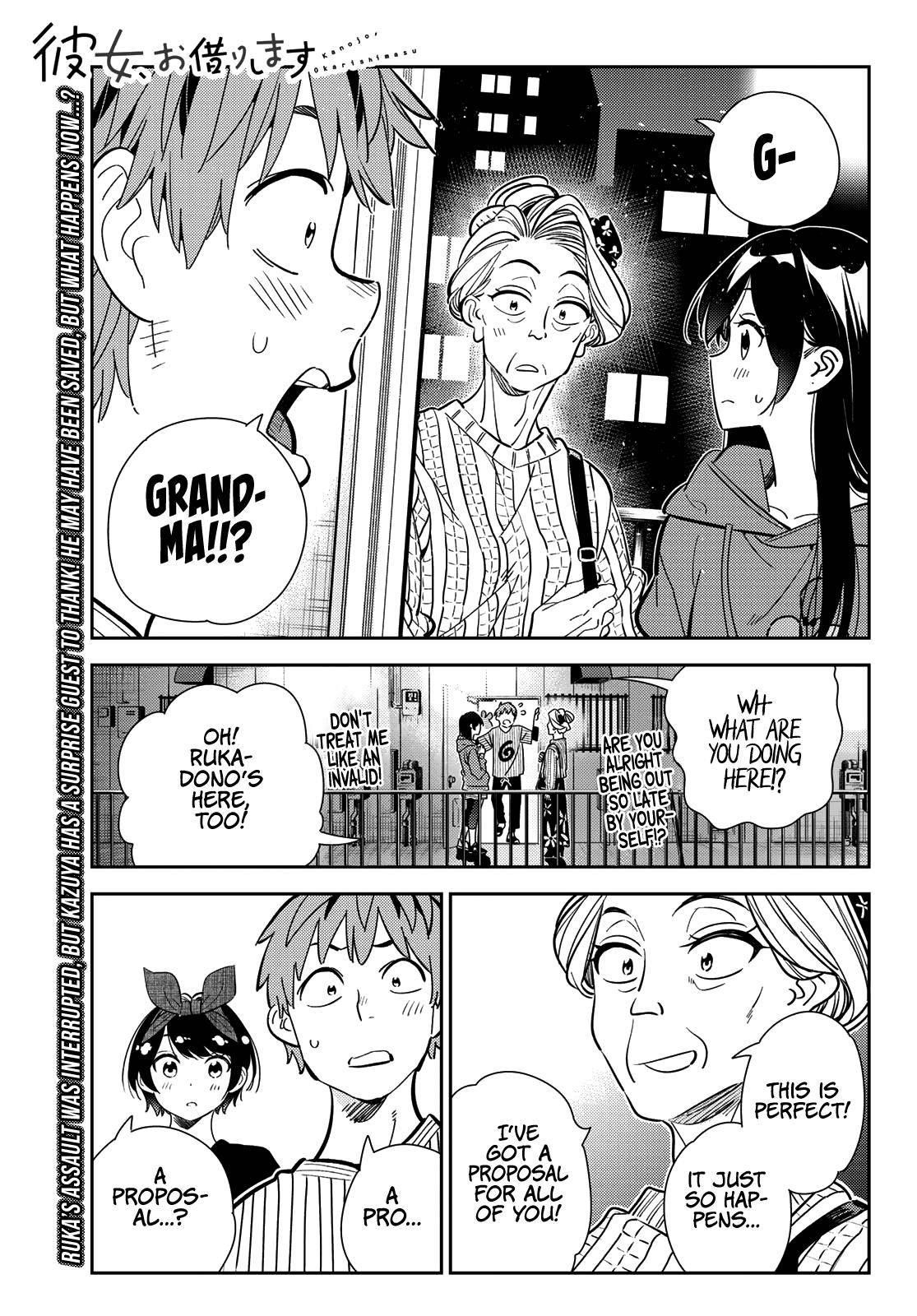 Rent A Girlfriend Manga Chapter 186 page 1 - The Girlfriend and the No-Go
