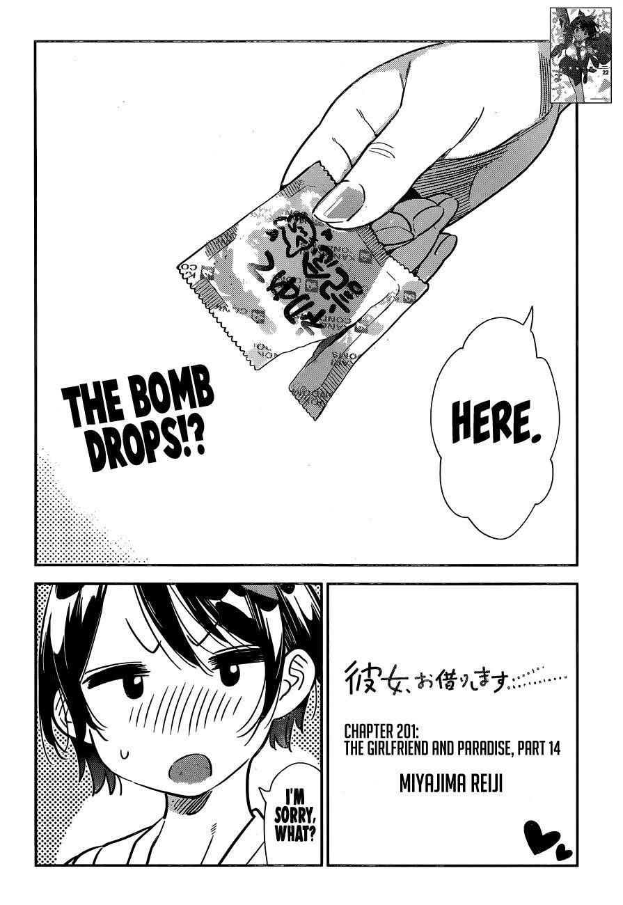 Rent A Girlfriend Manga Chapter 201 page 2 - The Girlfriend and Paradise (Part 14)
