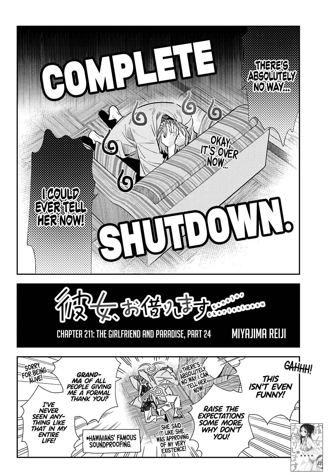 Rent A Girlfriend Manga Chapter 211 page 4 - The Girlfriend and Paradise (Part 24)