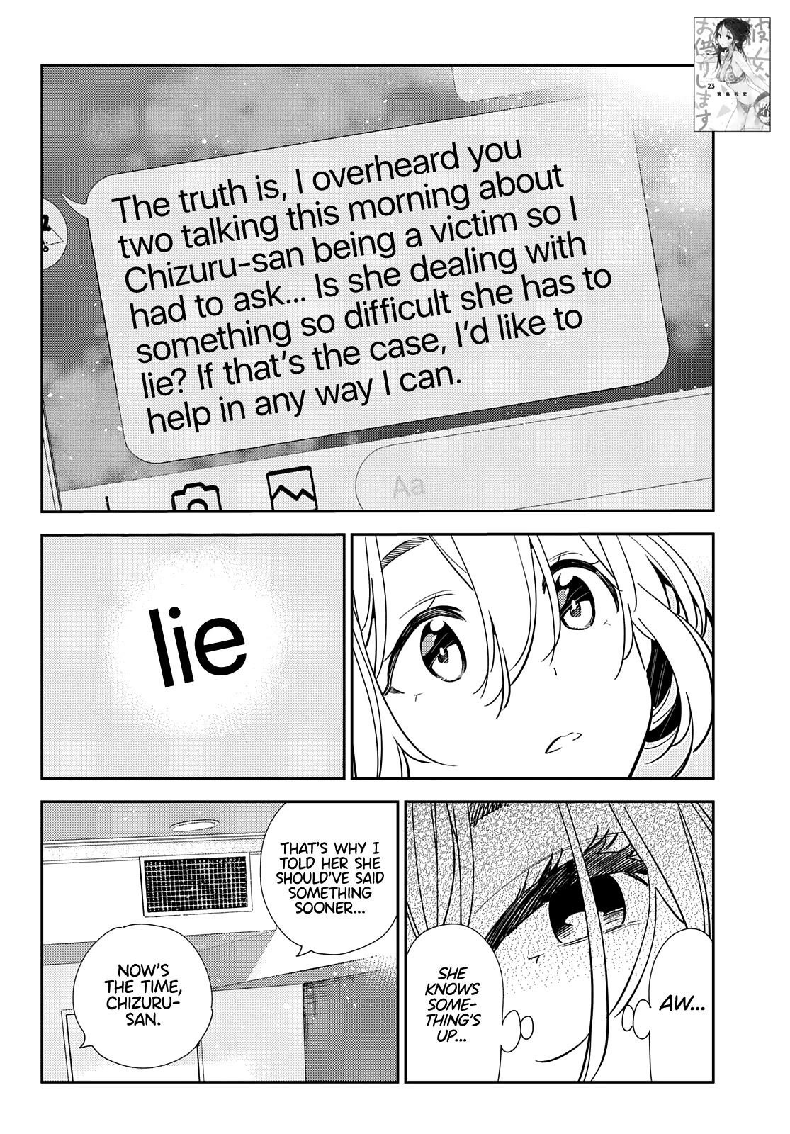 Rent A Girlfriend Manga Chapter 212 page 2 - The Girlfriend and Paradise (Part 25)