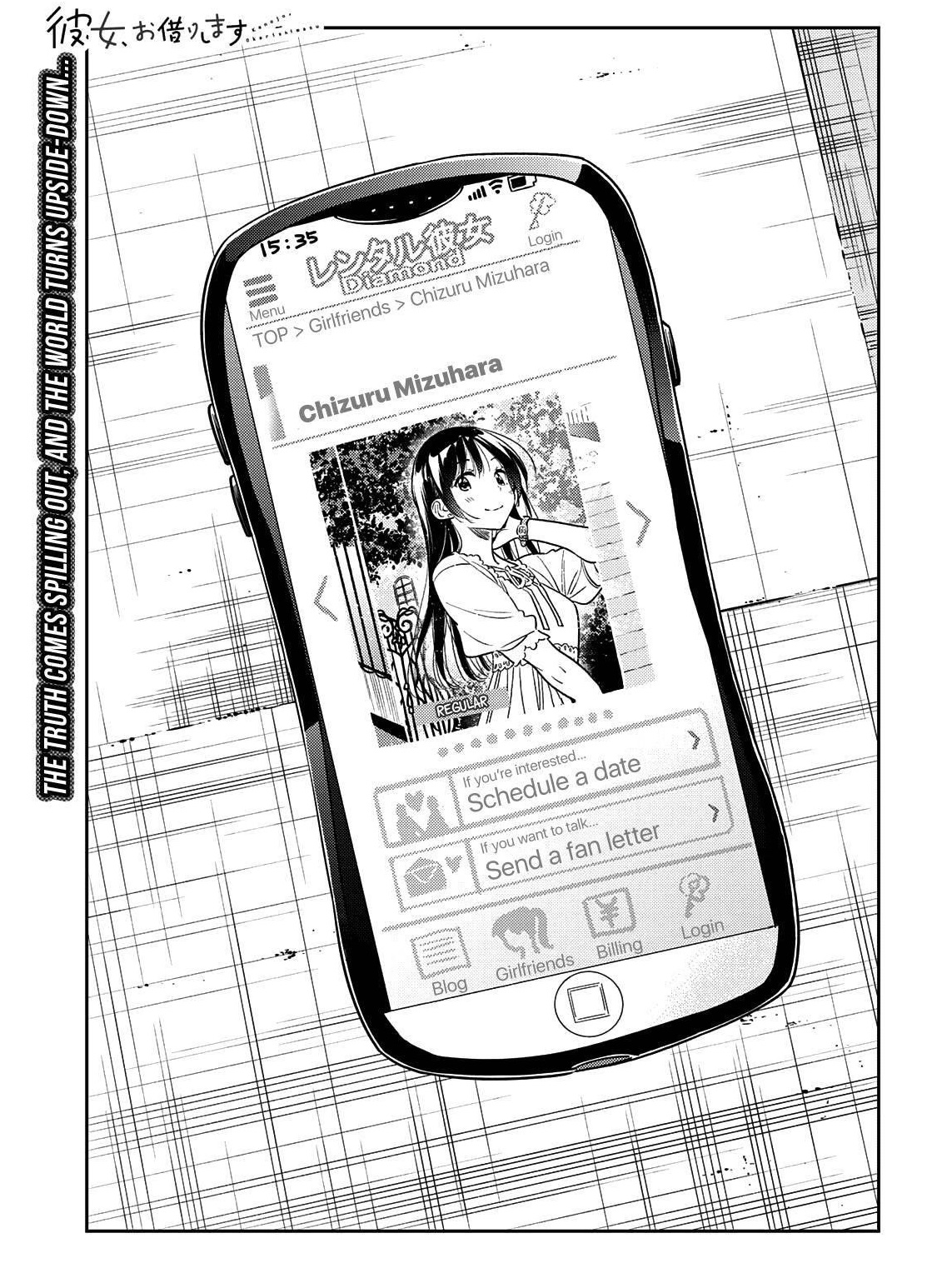 Rent A Girlfriend Manga Chapter 221 page 1 - The Girlfriend And Paradise (Part 33)