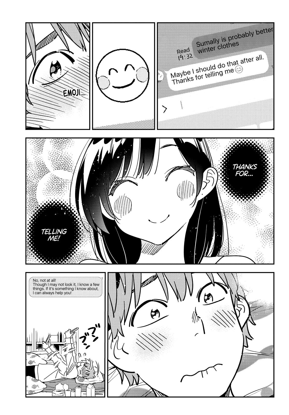Rent A Girlfriend Manga Chapter 244 page 13 - The Girlfriend and the LINE Chat