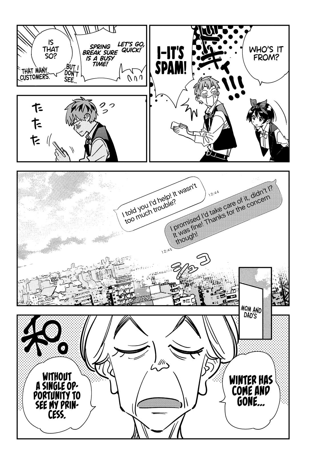 Rent A Girlfriend Manga Chapter 244 page 8 - The Girlfriend and the LINE Chat