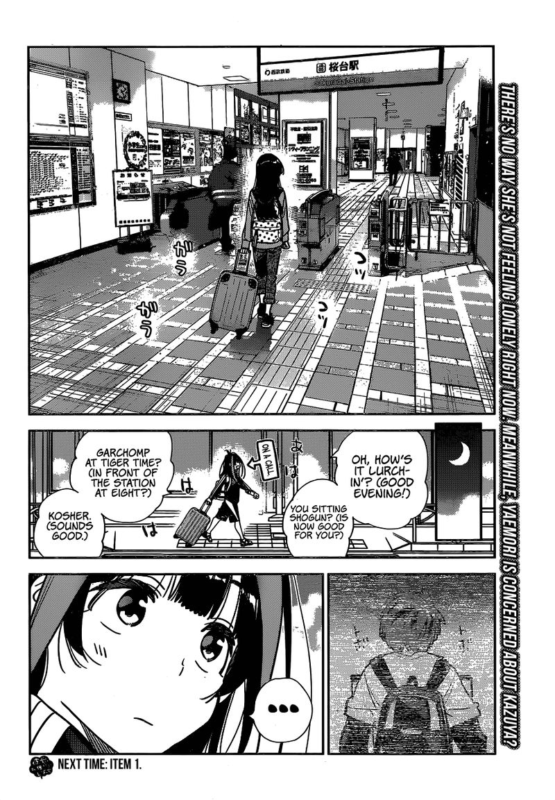 Rent A Girlfriend Manga Chapter 249 page 20 - The Girlfriend and the Move (Part 1)