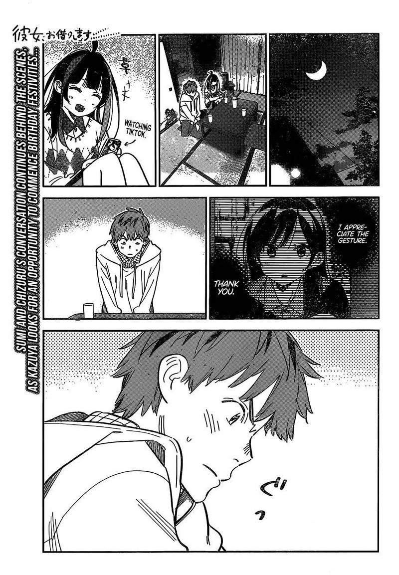 Rent A Girlfriend Manga Chapter 268 page 1 - The Girlfriend and the Birthday II (Part 5)