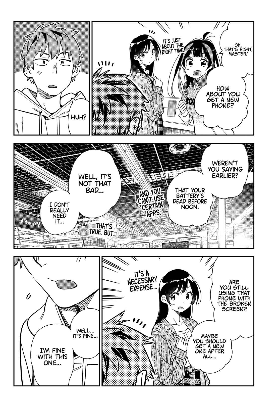 Rent A Girlfriend Manga Chapter 277 page 18 - The Girlfriend and Shopping (Part 1)