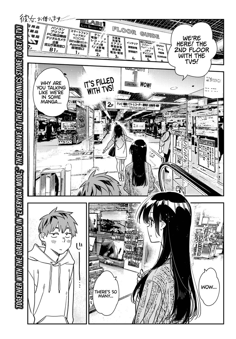 Rent A Girlfriend Manga Chapter 278 page 1 - The Girlfriend and Shopping (Part 2)