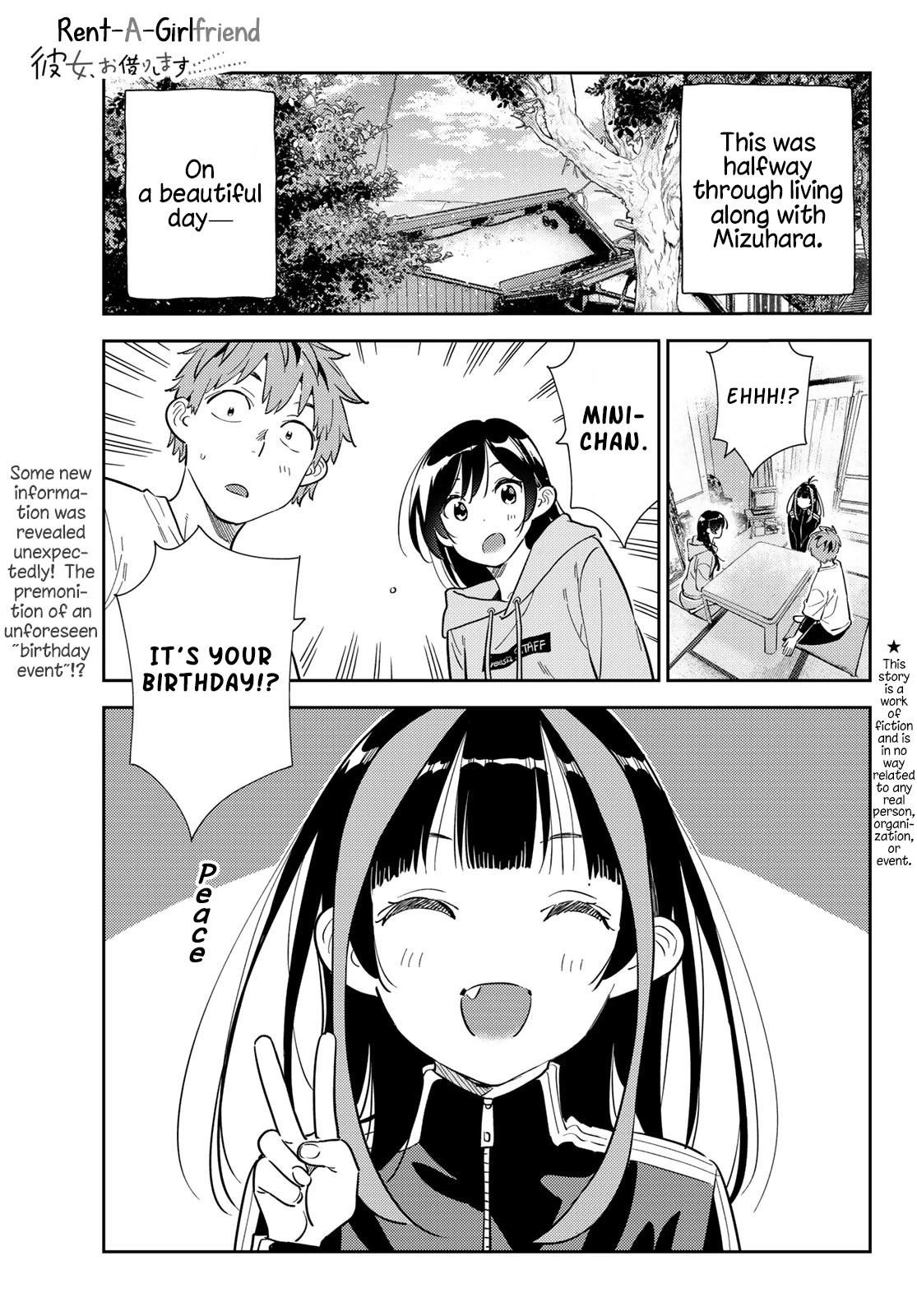 Rent A Girlfriend Manga Chapter 284 page 1 - The Girlfriend and Recreation (Part 1)