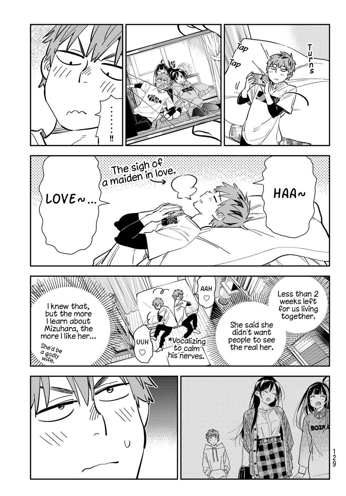 Rent A Girlfriend Manga Chapter 287 page 3 - The Girlfriend and Her Friends (Part 1)