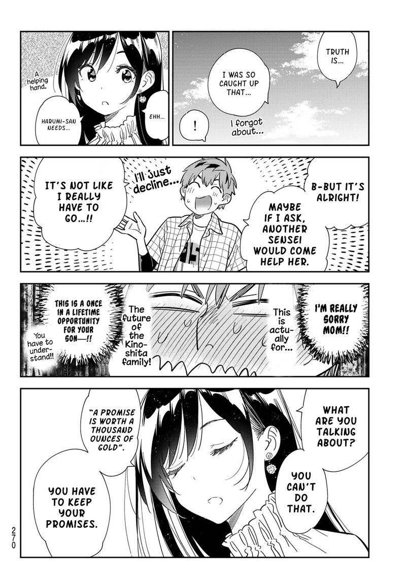 Rent A Girlfriend Manga Chapter 291 page 16 - Outing with the Girlfriend (Part 2)
