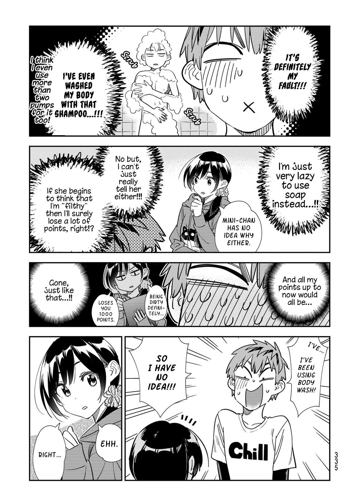 Rent A Girlfriend Manga Chapter 298 page 13 - Body Touch with the Girlfriend