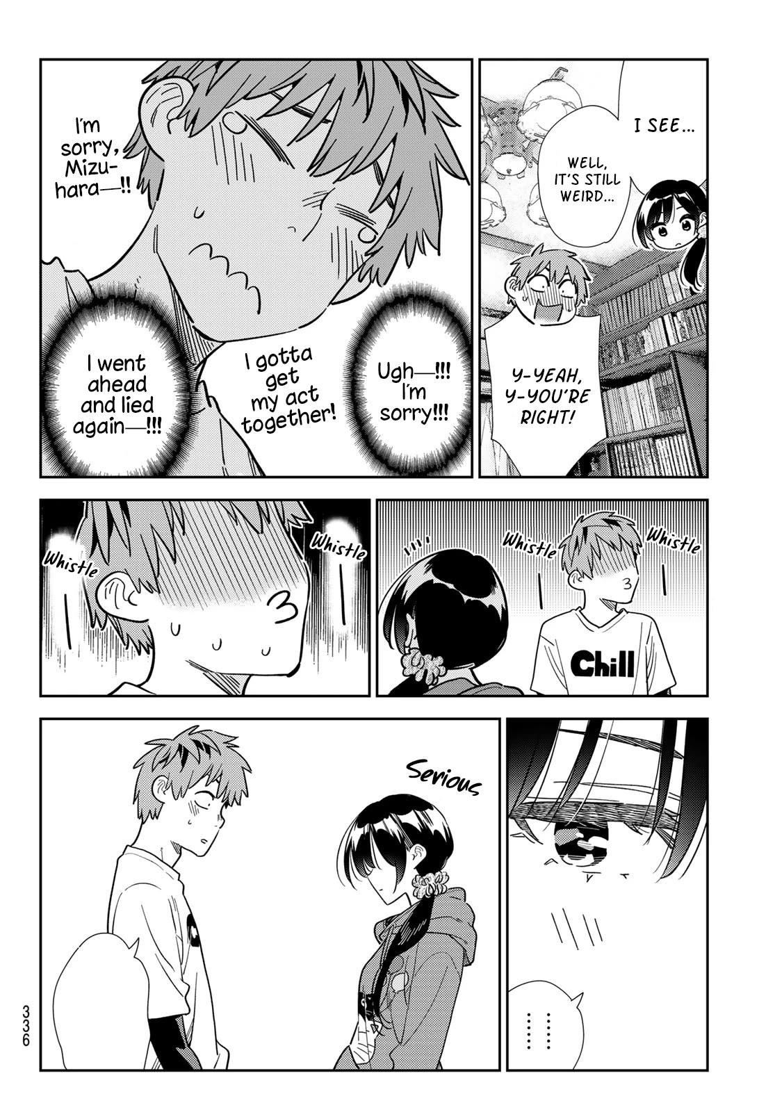 Rent A Girlfriend Manga Chapter 298 page 14 - Body Touch with the Girlfriend