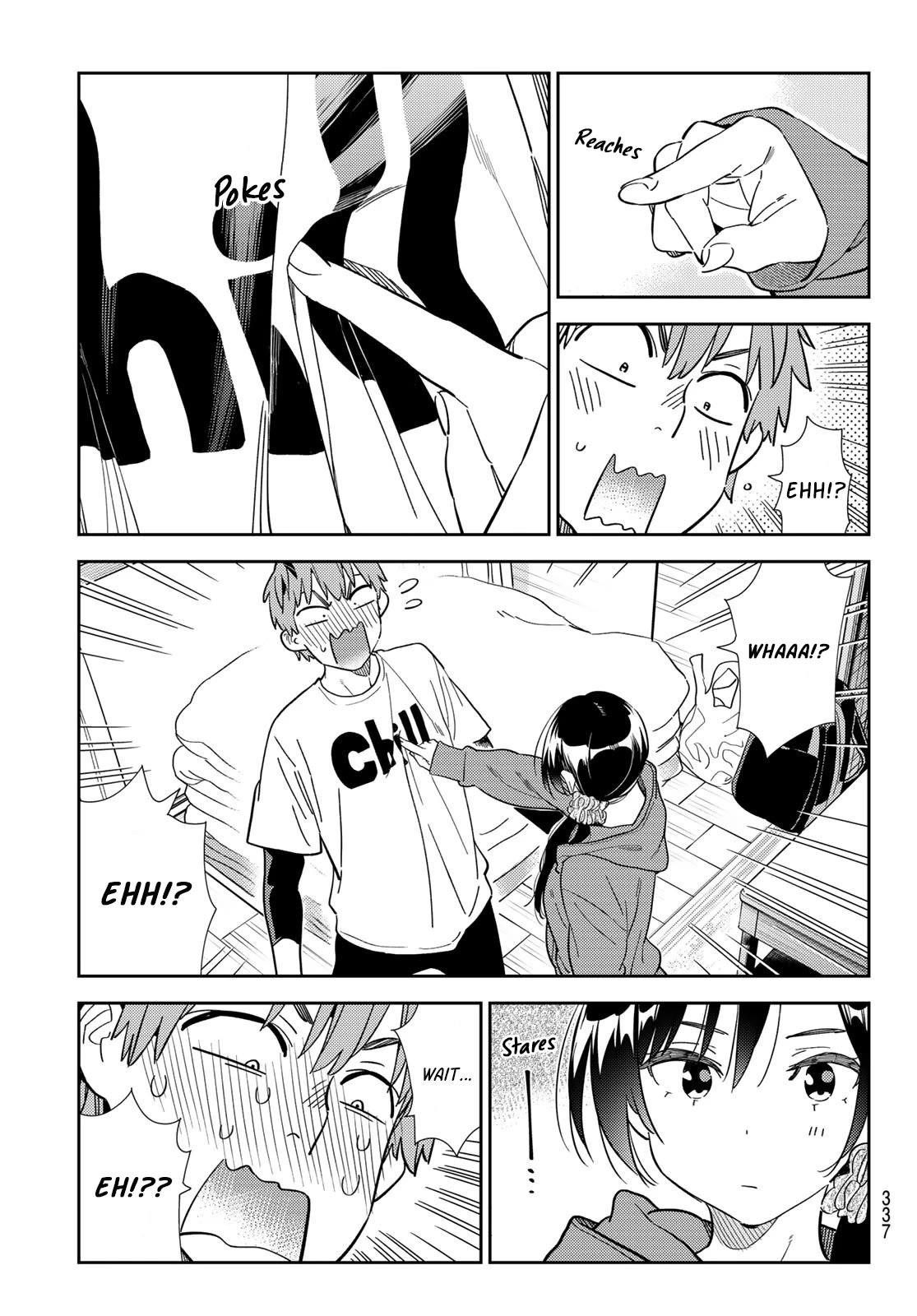 Rent A Girlfriend Manga Chapter 298 page 15 - Body Touch with the Girlfriend