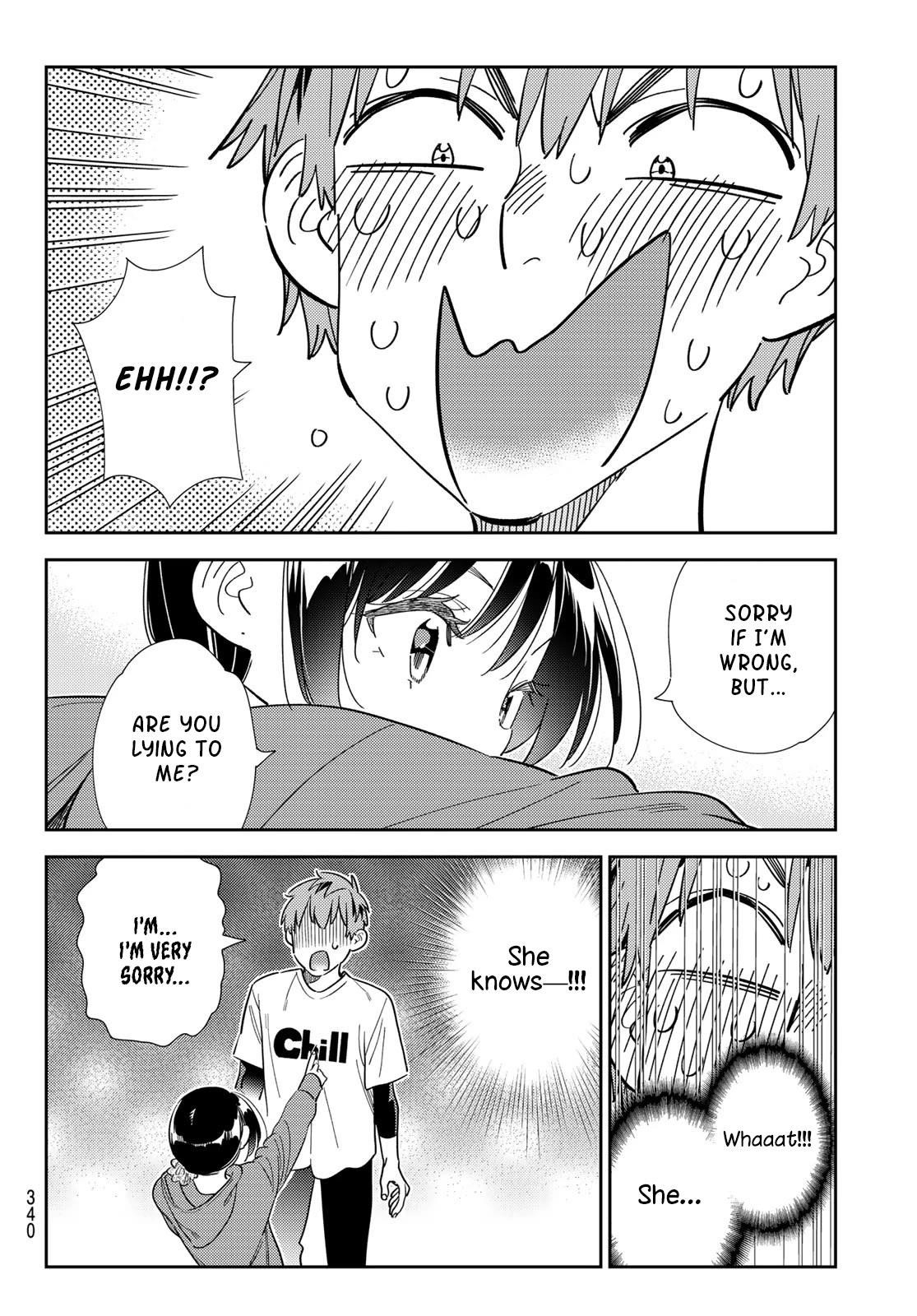 Rent A Girlfriend Manga Chapter 298 page 17 - Body Touch with the Girlfriend