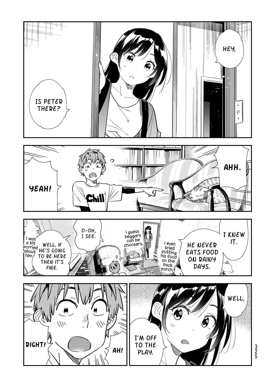 Rent A Girlfriend Manga Chapter 298 page 3 - Body Touch with the Girlfriend
