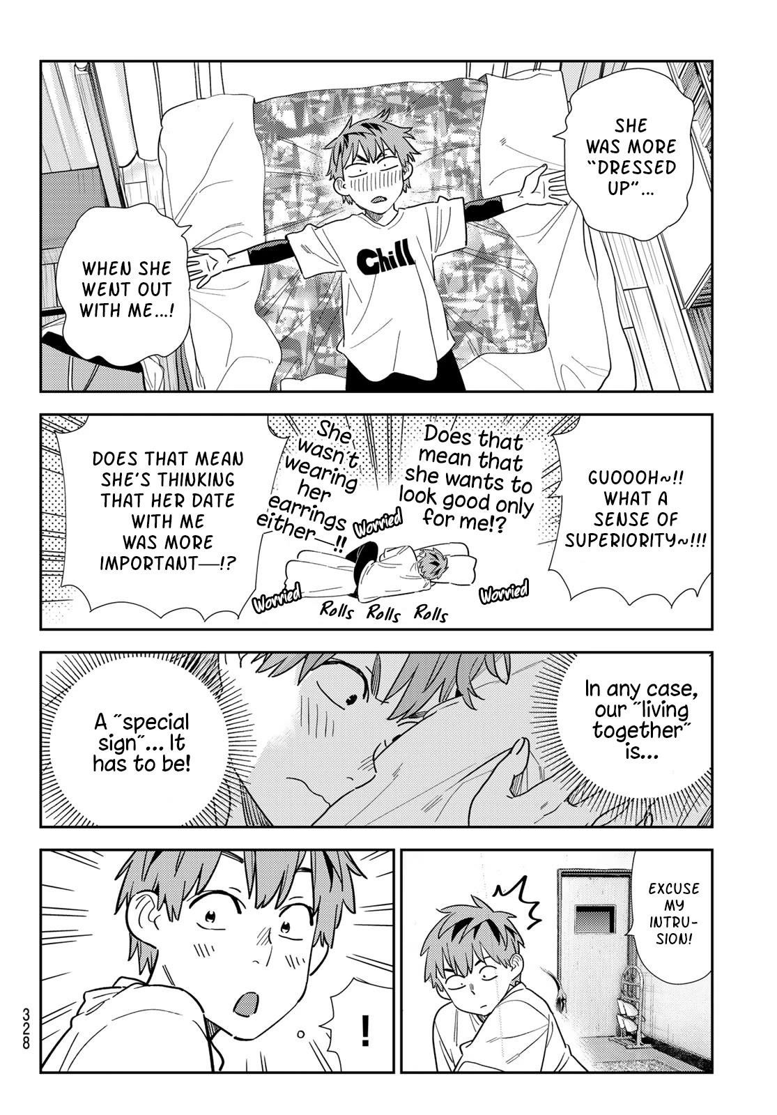 Rent A Girlfriend Manga Chapter 298 page 6 - Body Touch with the Girlfriend