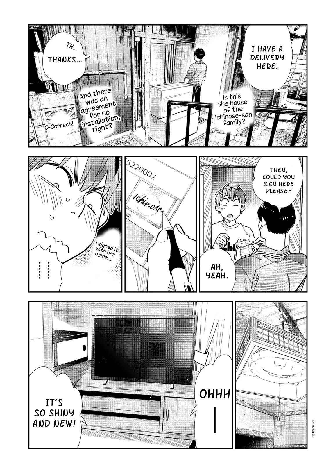 Rent A Girlfriend Manga Chapter 298 page 7 - Body Touch with the Girlfriend