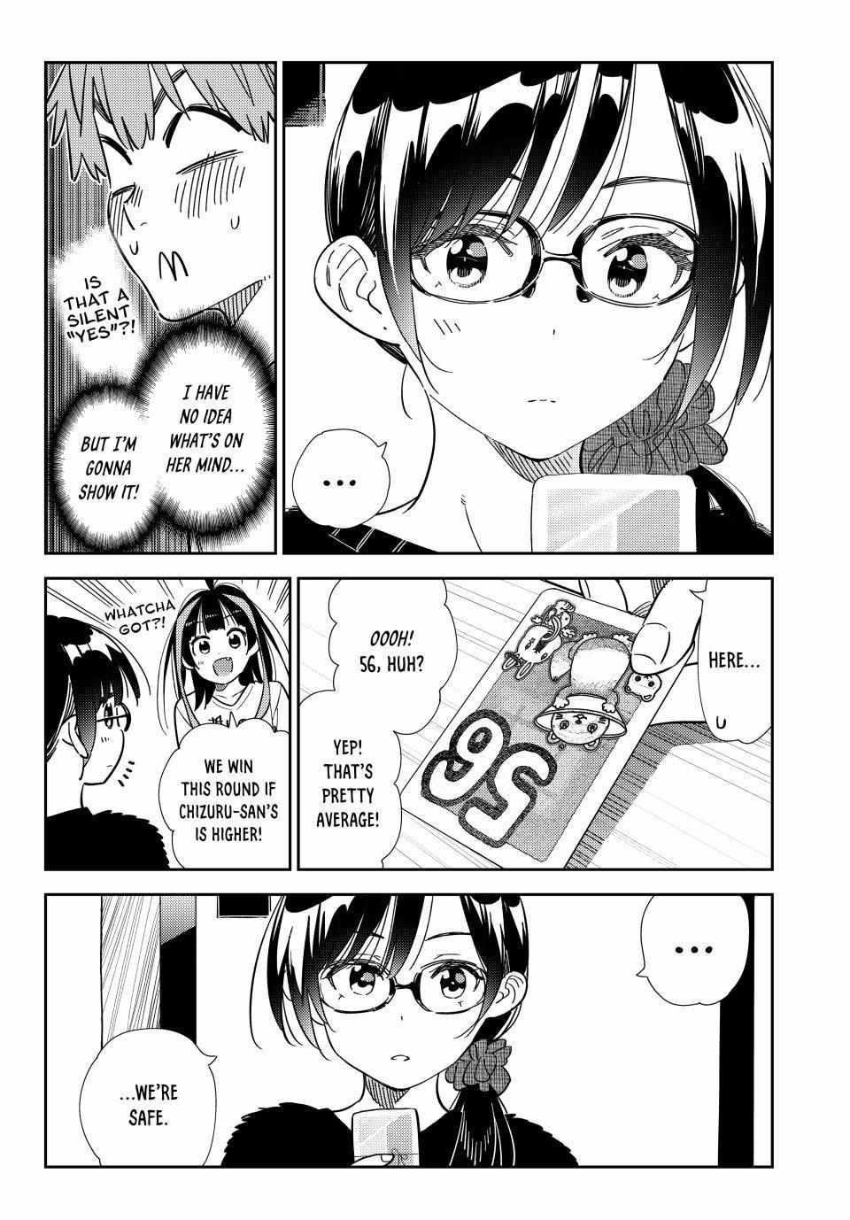 Rent A Girlfriend Manga Chapter 301 page 14 - The Girlfriend and the Card Game (Part 2)