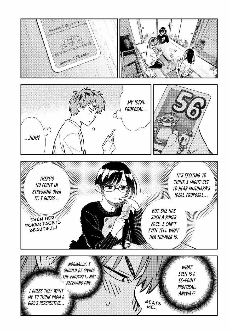 Rent A Girlfriend Manga Chapter 301 page 3 - The Girlfriend and the Card Game (Part 2)