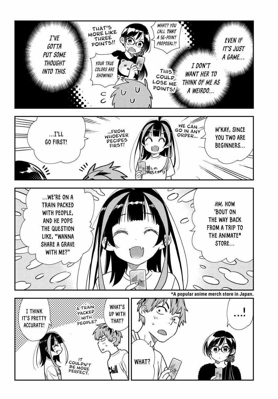 Rent A Girlfriend Manga Chapter 301 page 4 - The Girlfriend and the Card Game (Part 2)