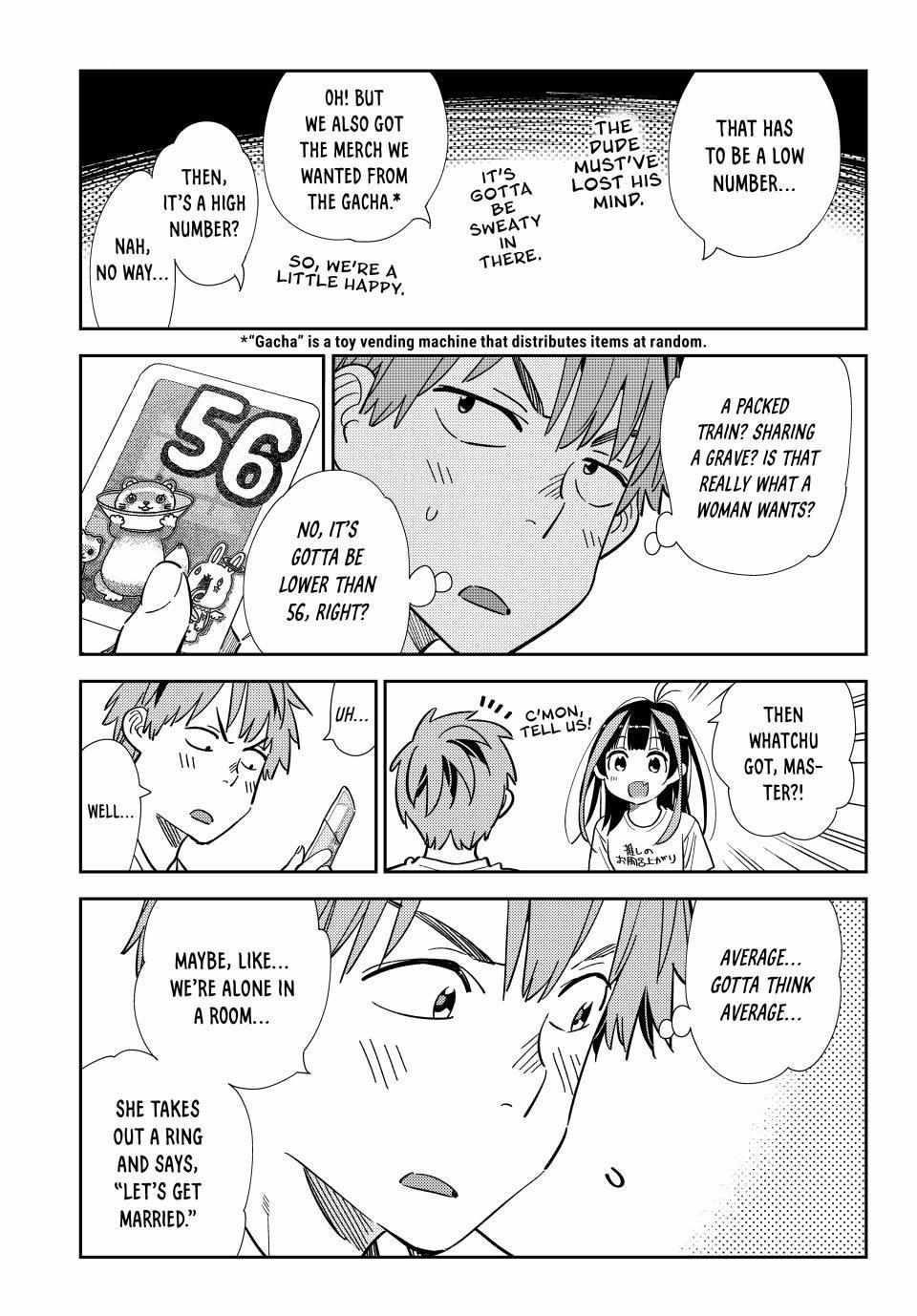 Rent A Girlfriend Manga Chapter 301 page 5 - The Girlfriend and the Card Game (Part 2)