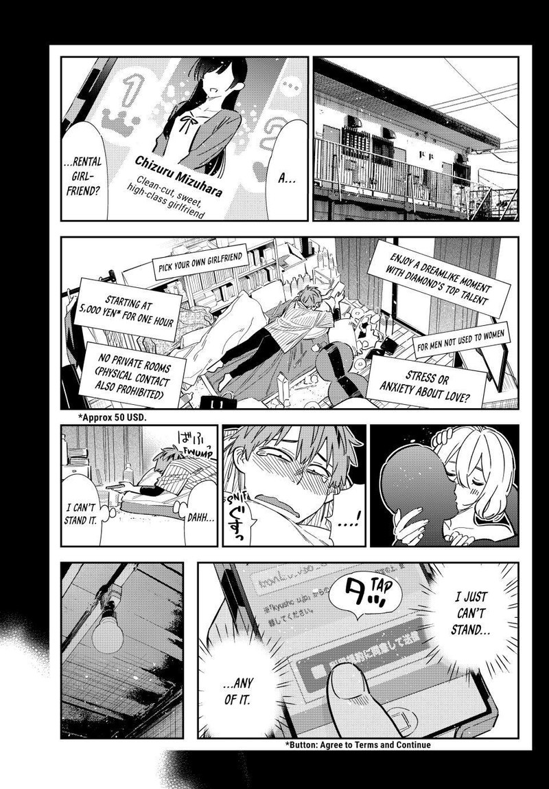 Rent A Girlfriend Manga Chapter 316 page 1 - Asking Out The Girlfriend (Part 3)