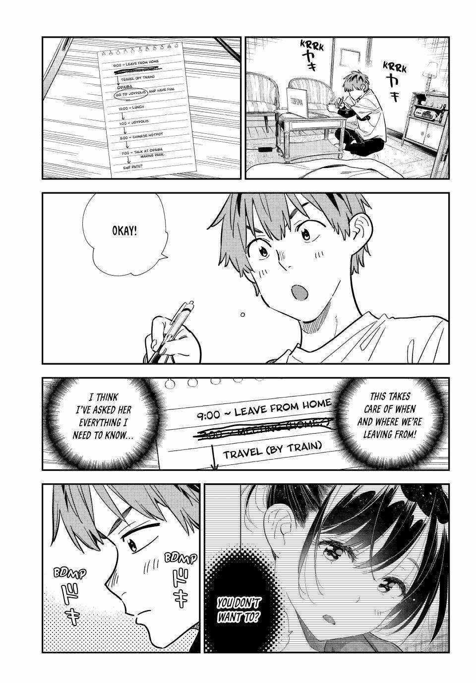 Rent A Girlfriend Manga Chapter 328 page 3 - The Date and the Boyfriend (Part 8)