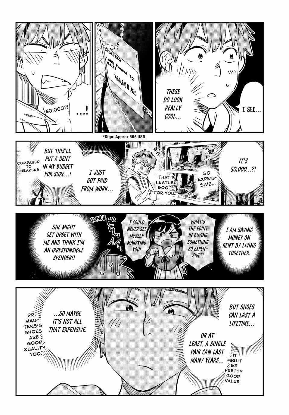 Rent A Girlfriend Manga Chapter 330 page 14 - The Date and the Boyfriend (Part 10)