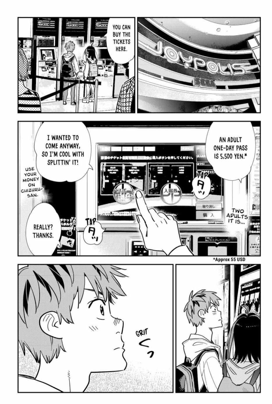 Rent A Girlfriend Manga Chapter 337 page 1 - The Date and the Boyfriend (Part 17)