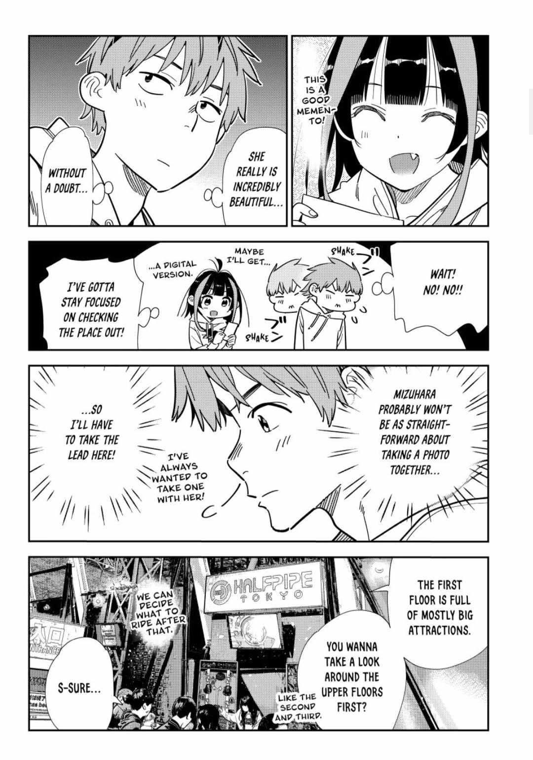 Rent A Girlfriend Manga Chapter 338 page 1 - The Date and the Boyfriend (Part 18)