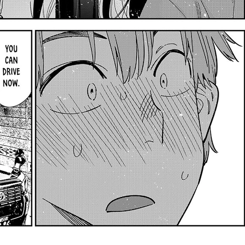 Rent A Girlfriend Manga Chapter 385 (Parting Ways with My Girlfriend (Part 2)) cover