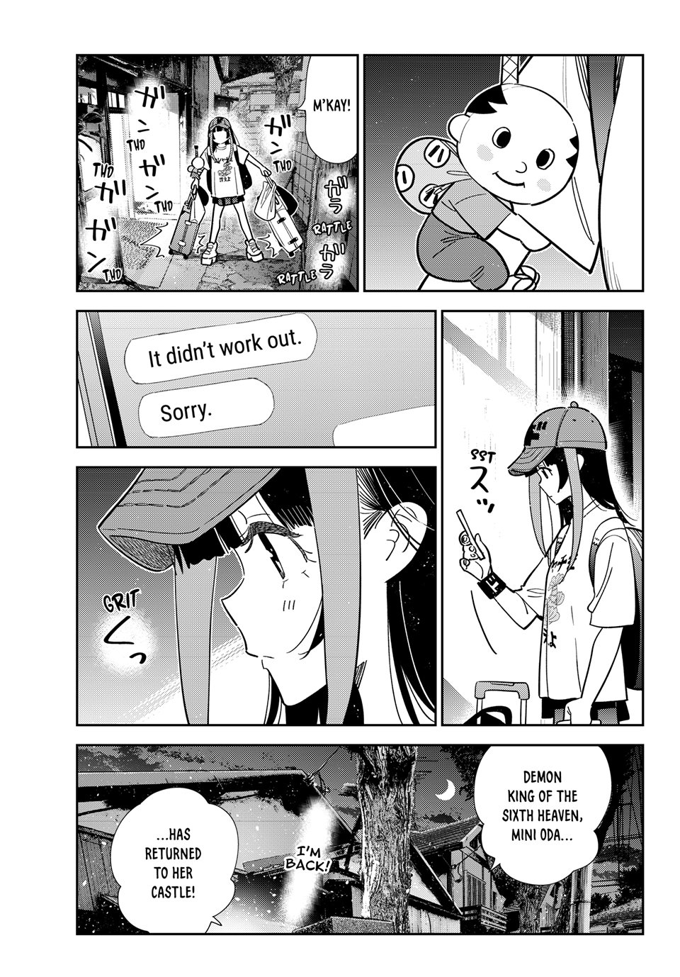 Rent A Girlfriend Manga Chapter 387 page 1 - My Girlfriend and the Kiss