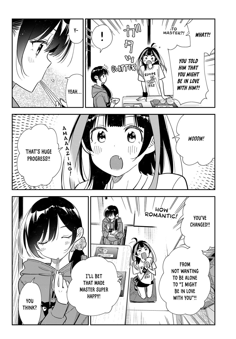 Rent A Girlfriend Manga Chapter 387 page 10 - My Girlfriend and the Kiss