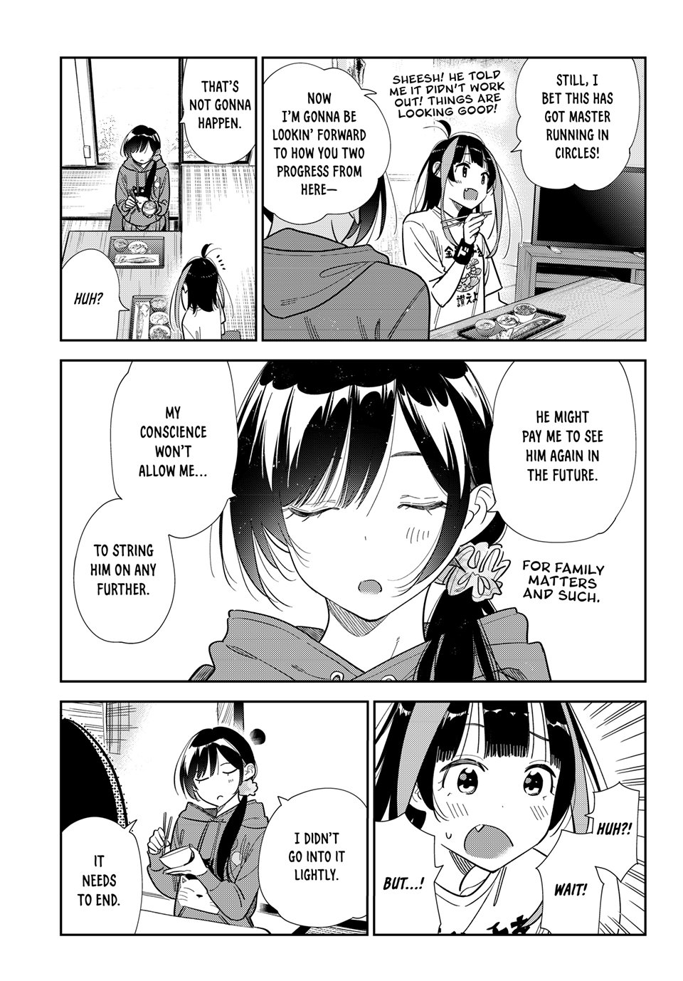 Rent A Girlfriend Manga Chapter 387 page 11 - My Girlfriend and the Kiss
