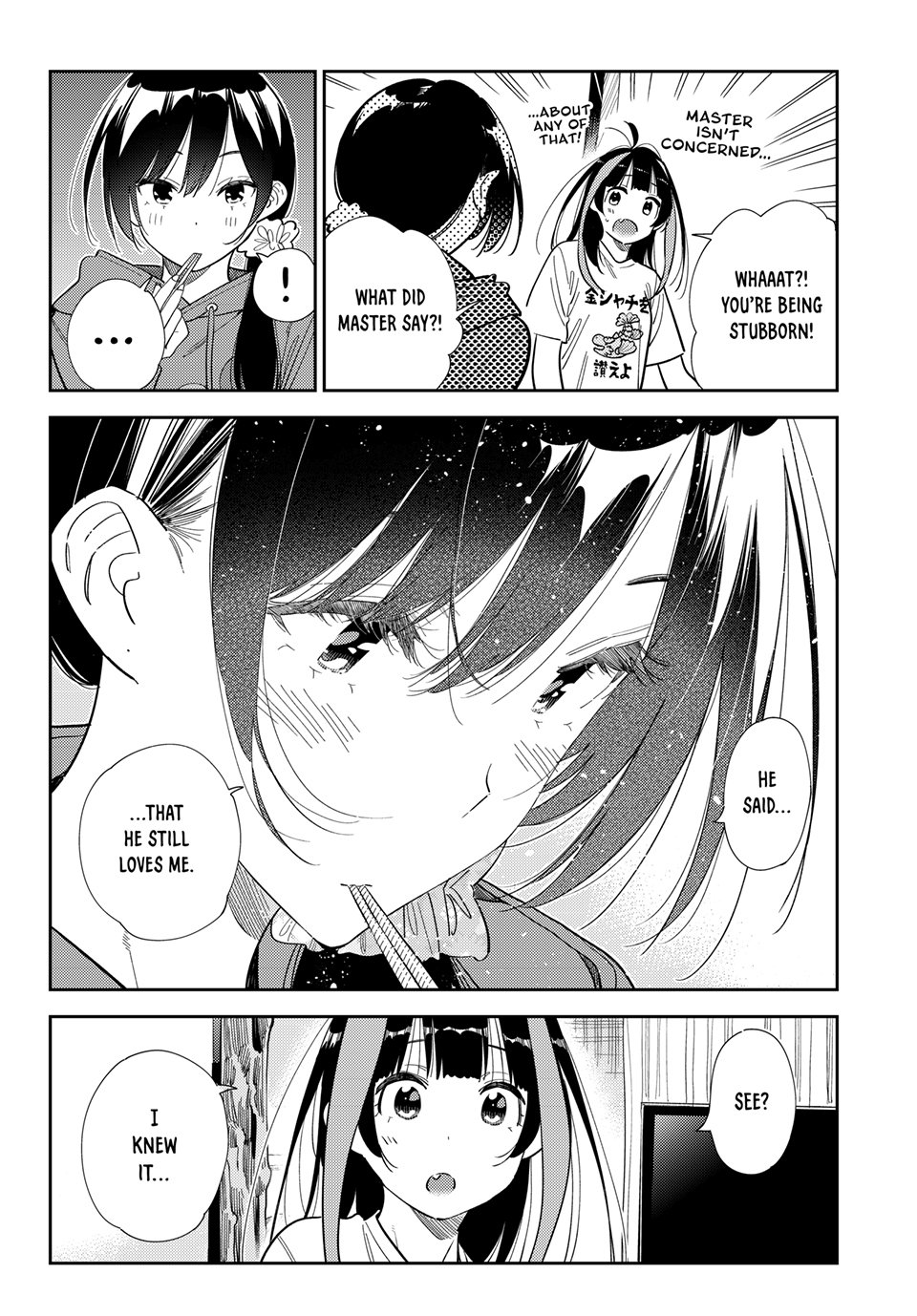 Rent A Girlfriend Manga Chapter 387 page 12 - My Girlfriend and the Kiss