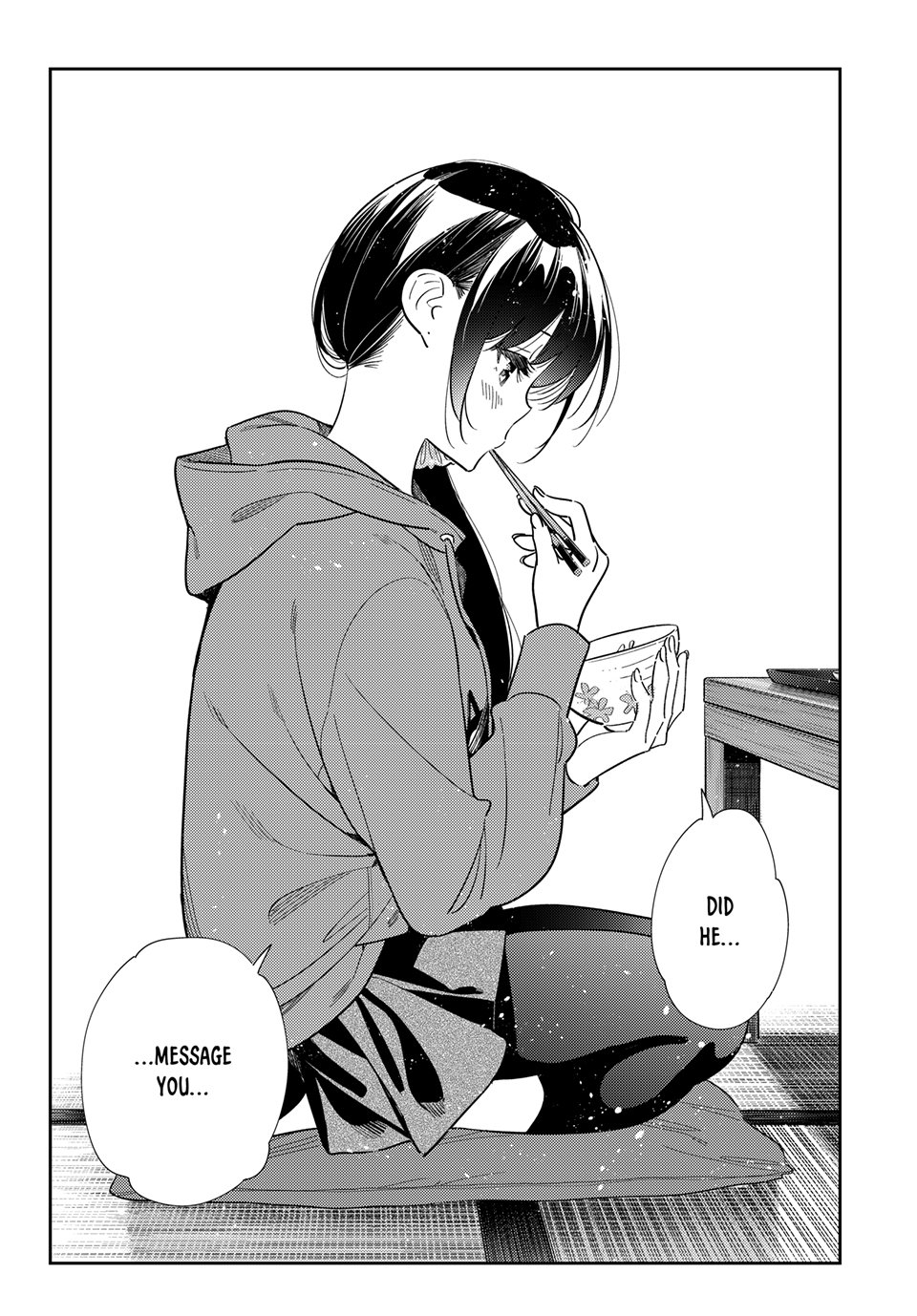 Rent A Girlfriend Manga Chapter 387 page 14 - My Girlfriend and the Kiss