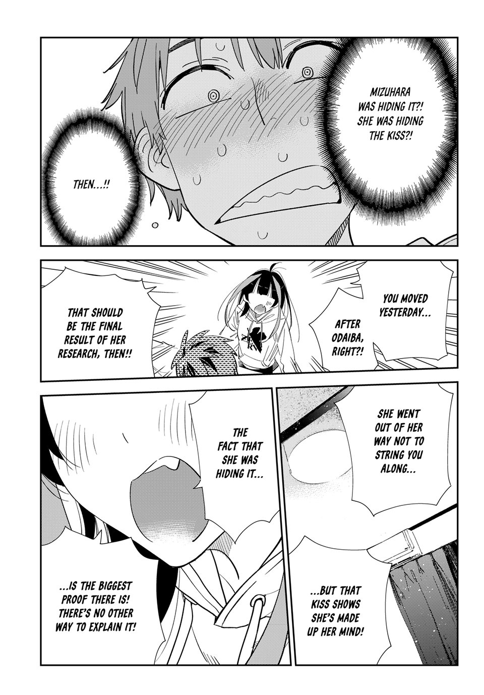 Rent A Girlfriend Manga Chapter 388 page 17 - The Two and The Kiss