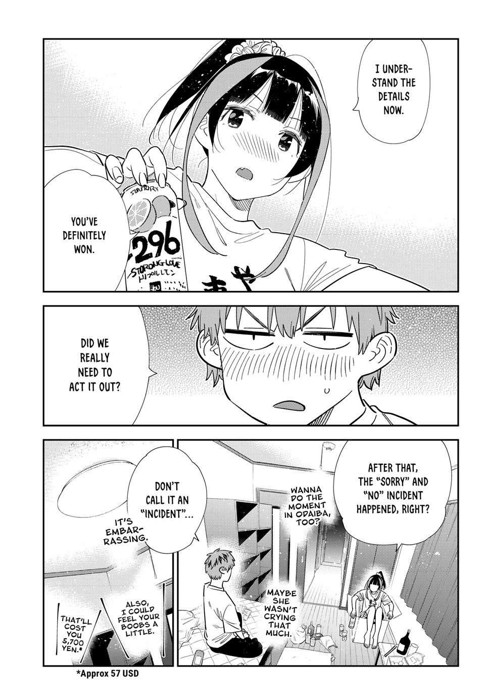 Rent A Girlfriend Manga Chapter 389 page 4 - My Girlfriend and The Fateful Day (Part 1)