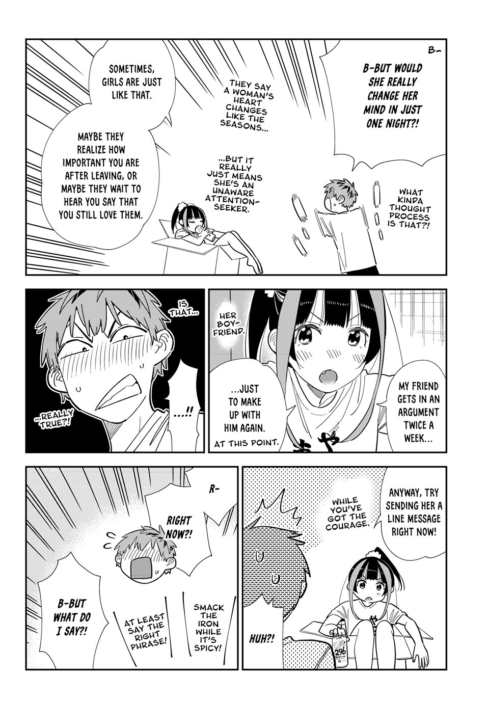 Rent A Girlfriend Manga Chapter 389 page 7 - My Girlfriend and The Fateful Day (Part 1)